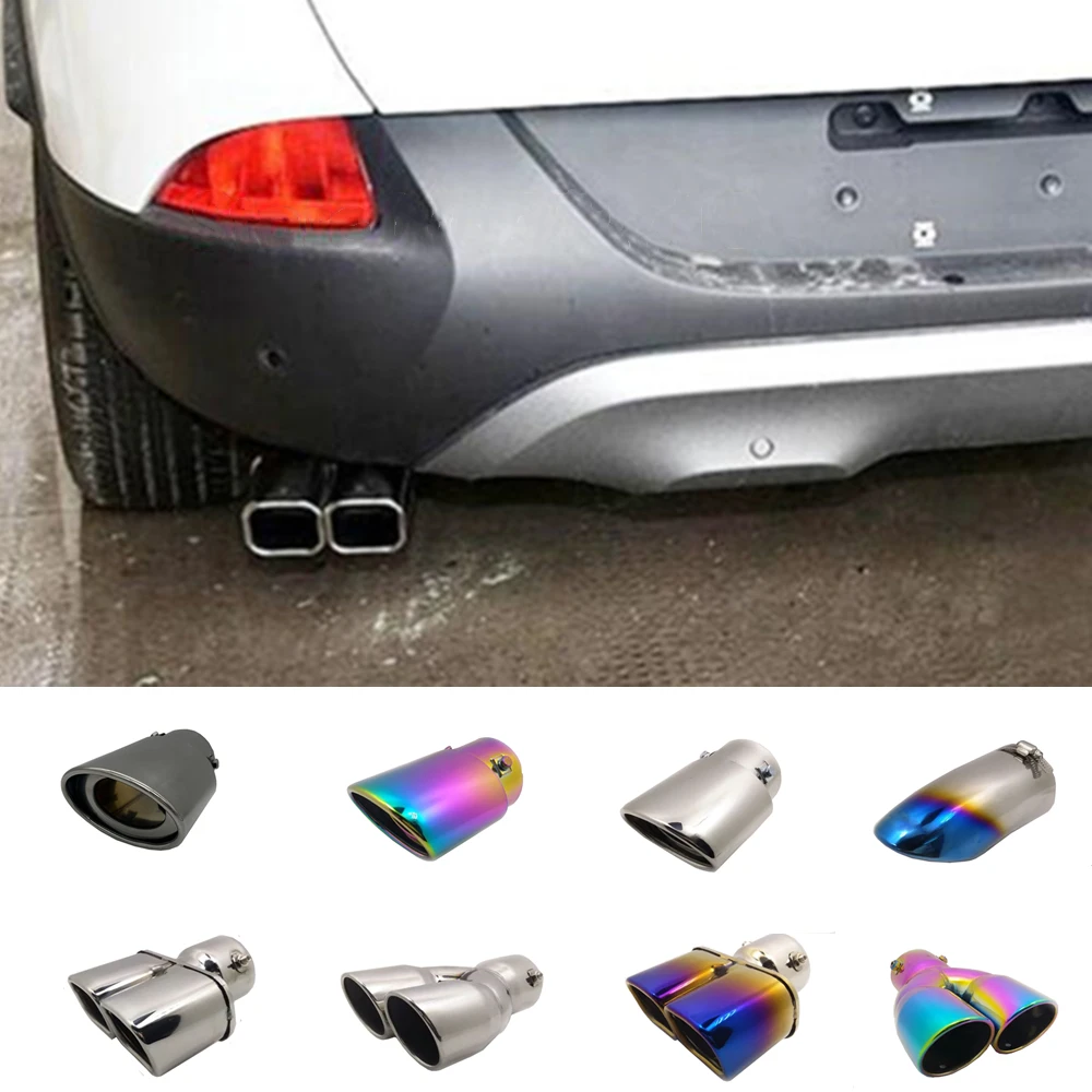 Car Protection Stainless Steel Cover Muffler Pipe Outlet Dedicate Exhaust Tip Tail 1pcs For Renault Kadjar 2016 2017 2018 2019 | Автомобили