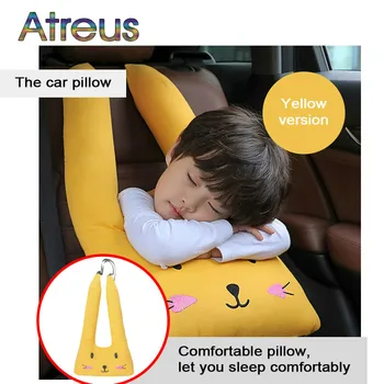 

Car Seat Belts Pillow Children Headrest Protection Cushion for Toyota Avensis t25 Corolla RAV4 Yaris chr Auris Camry 40 50