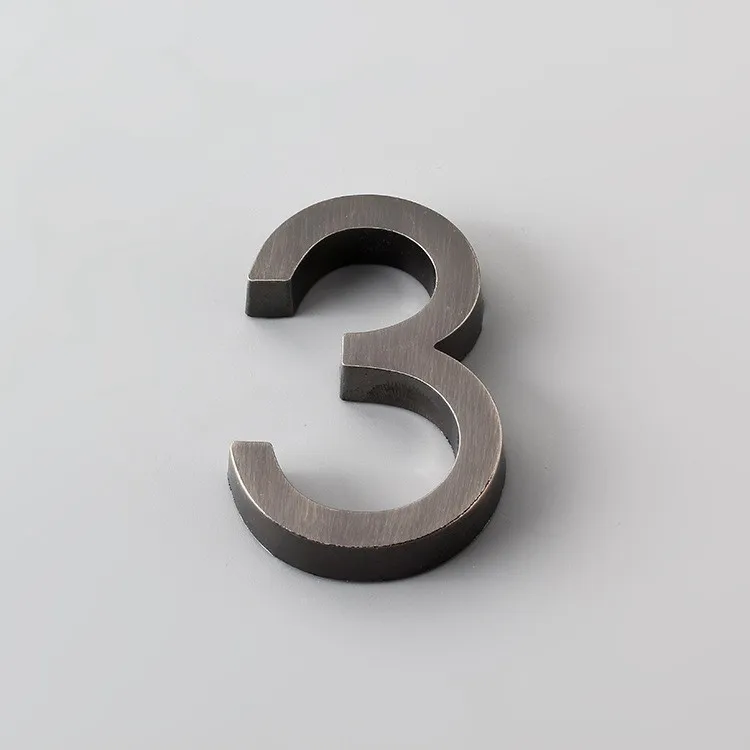 Gate Digits 0 to 9 Plastic Number Tag Numeral Door Plaque House Drawer Sign Hotel Home Office Sticker Address