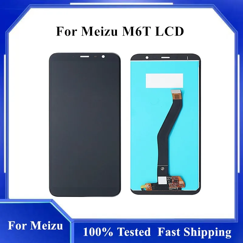 ЖК-дисплей 100% дюйма для MEIZU M6T сменный 5 7 Meizu MEILAN 6T дисплей кодирующий