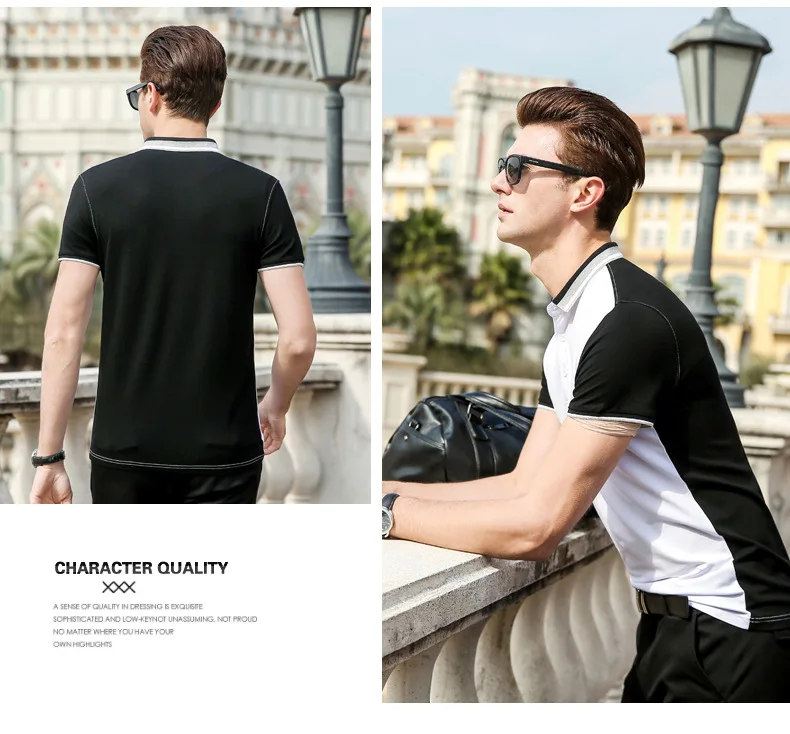 Cotton Mens Polo Shirt Brands Clothing Business Casual Solid Male Short Sleeve Polo Cocodrilo Top-grade Polos Man Homme