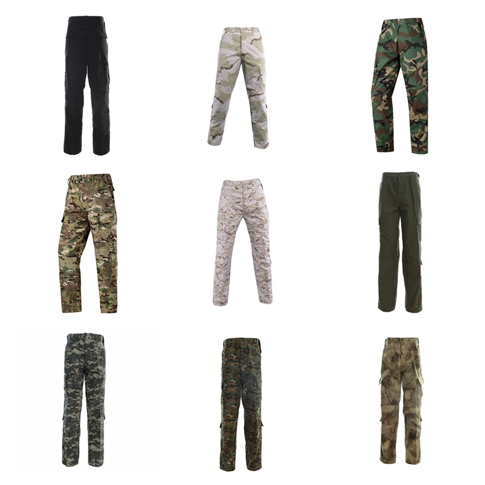 

FIRECLUB CP Black Pants Camouflage Tactical Pants Camping Airsoft Work Overalls Casual CS Wear-resistant Military Army Trousers