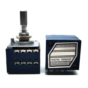 

1PCS New RH2702 DIP-8 Dual-unit Rotary Potentiometer 50K 100K 250K DIP8 50KAX2 00KAX2 250KAX2