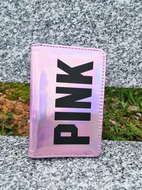 New card protection pink Wallet Bank purse Holder Id Bank Card Case Protection Credit Card Holder rfid wallet - Цвет: Розовый