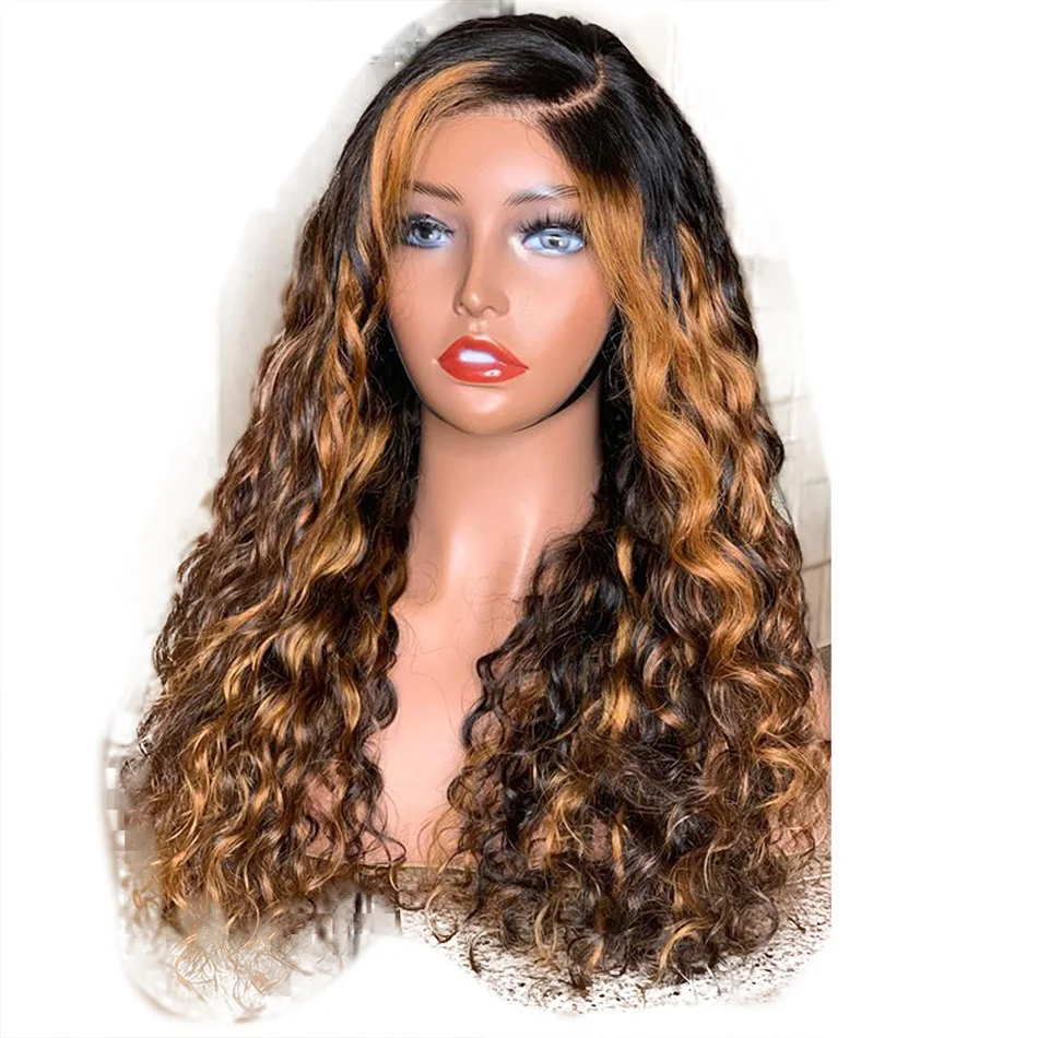 360 парики из натуральных волос на кружевной основе с глубоким волнистым выделением, перуанские человеческие волосы Remy, 150 плотность
