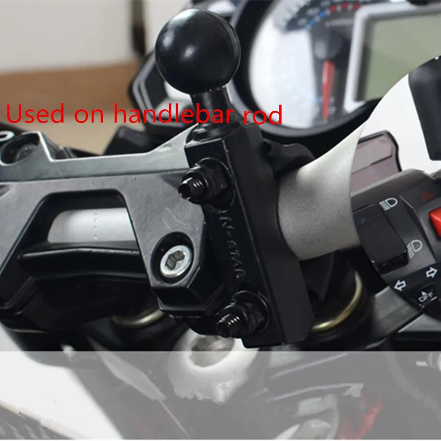 Long Plate Type Motorcycle Handlebar and Pump Base Mount Holder (3)