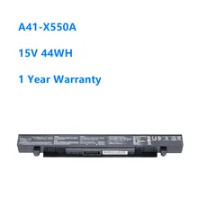 Bateria Do Portátil para ASUS X450 A41-X550A X550 X550C X550B X550V X550D X450C X550CA A450 Bateria A41-X550A 15V 44WH/2950MAH