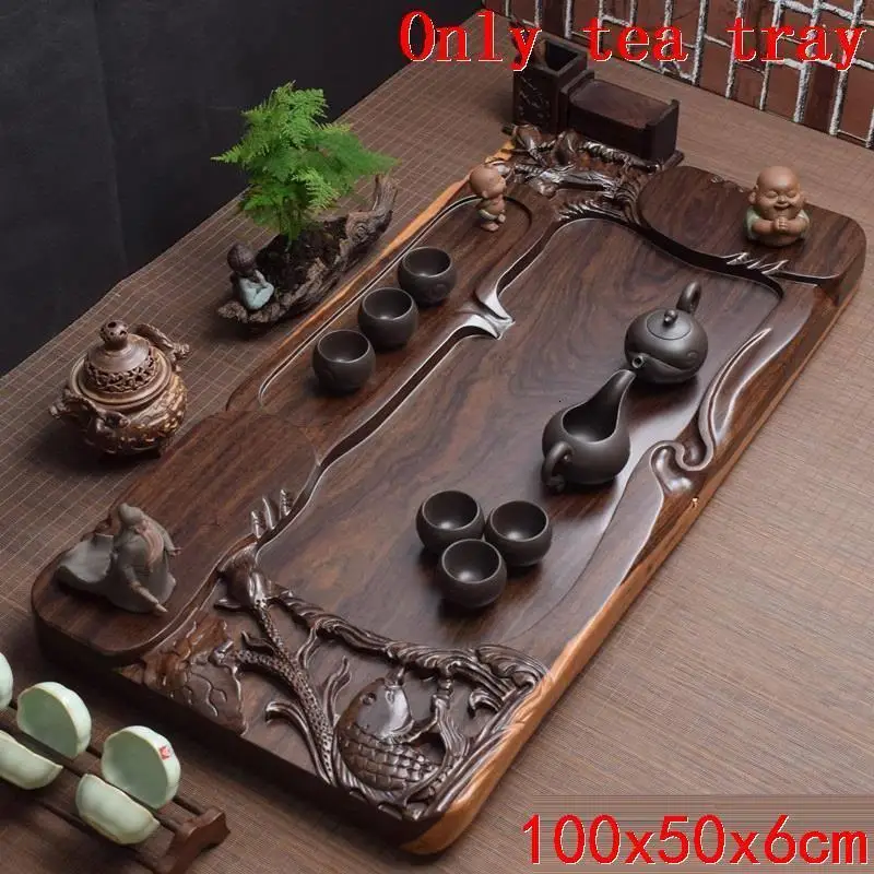 Tepsi Juego Te Chino High Serviertablett Pla чай u De сервис набор Vassoio Da Portata деревянная сервировка Китайский Gongfu кунг-фу чайный поднос - Цвет: Version J