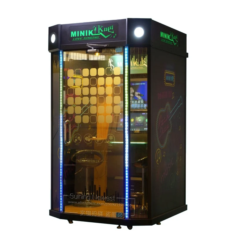Guangzhou Factory Jukebox Music House Room Karaoke Box Booth Singing Simulator Arcade Cabinet Mini KTV Game Machine (1)