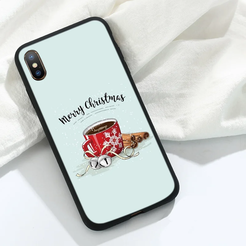 Khe-sd1hw2ld Роскошный силиконовый чехол для iPhone 11 Pro XS Max X XR из ТПУ с изображением рождественской елки чехол для iPhone 7 8 6 6S Plus 5 5S SE - Цвет: Khe-sd1hw2ld