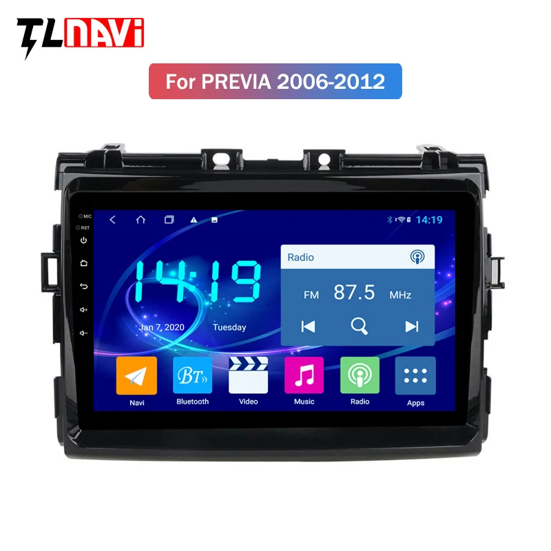 4G+64G Car Radio for Toyota Estima/PREVIA/Tarago/Canarado 2006-2012 Multimedia stereo System head unit Android 9 4G+64G Car Radio for Toyota Estima/PREVIA/Tarago/Canarado 2006-2012 Multimedia stereo System head unit Android 9