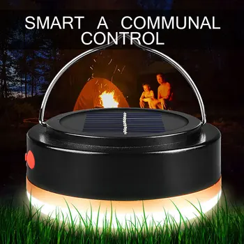 

Outdoor Solar Light Remote Control Waterproof Camping Light USB Charging Light Energy Saving Tent Light LED Emergency Light Lamp