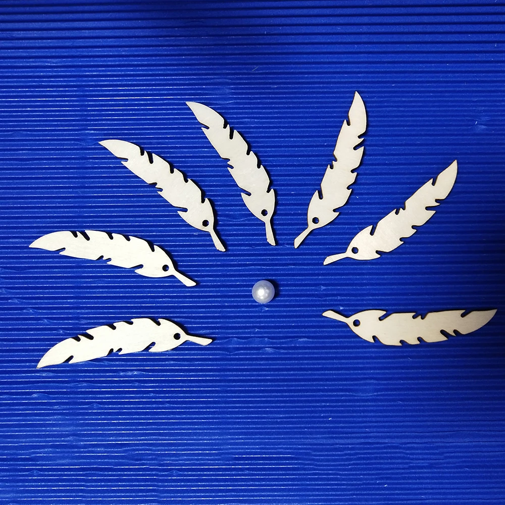 10 шт./компл. листья деревянные изделия для творчества креативный свадебный