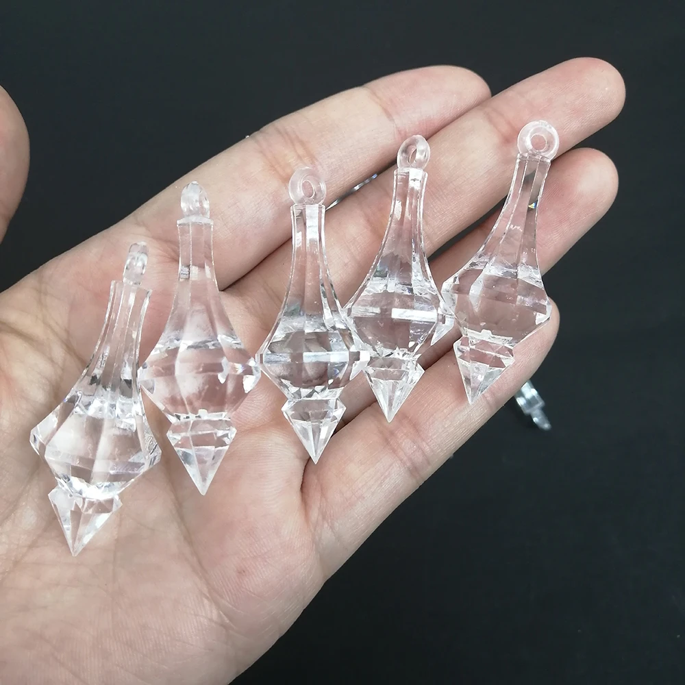 Accessori per lampadari di cristallo, prismi per lampadari di