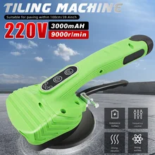 Tiling Tiles Machine Tile Vibrator Suction Cup Adjustable Protable Automatic Floor Vibrator Leveling Tool With 2 Battery