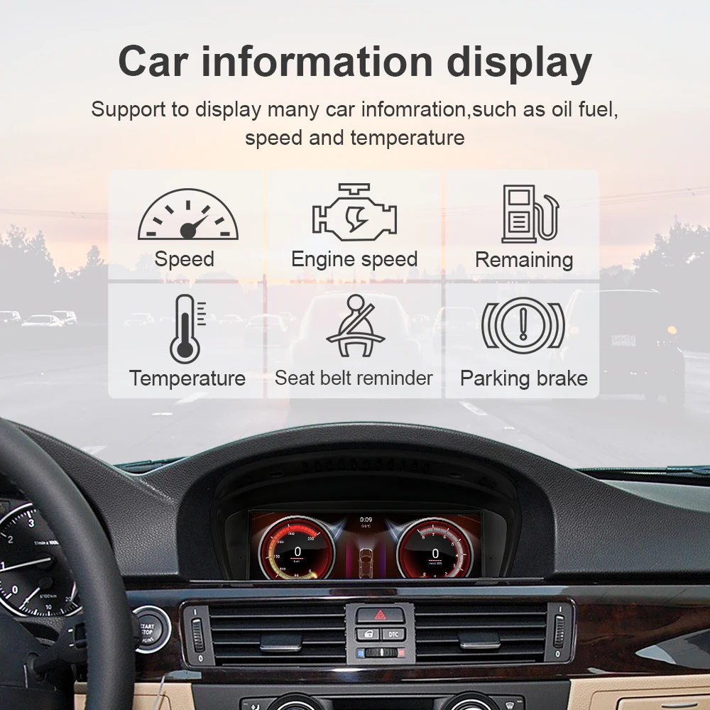 EBILAEN Android 10 автомобильный DVD GPS плеер для BMW 5 серии E60 E61 E62 E63 3 E90 E91 CCC/CIC навигация