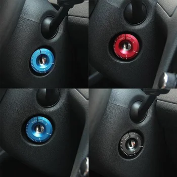 

Car Engine Start Ignition Cover Styling Ringhole Sticker Accessories Case For Golf Passat For Seat