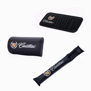 

CD Case Bag Car Seat Gap Stopper Leak Proof Pad Headrest for Cadillac CT5 CT6 XT5 ATS ATS-L DTS STS Tiburon Escalade Car Styling