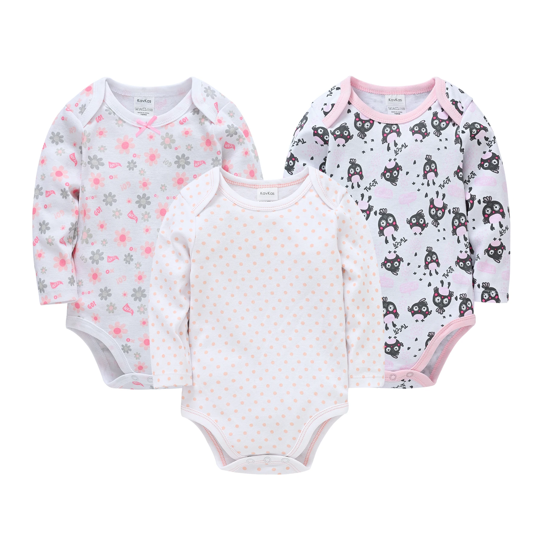 Newborn Baby Girls Pajamas 100%Cotton Long Sleeved Pijamas Cartoon Elk Girl Clothing Autumn 3pcs Sleepwear Suit Pyjama Trousers