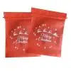  Christmas Drawstring Pocket, Adjustable Non-woven Candy Elk Package Accessory (Red), Christmas/Halloween Decorations 