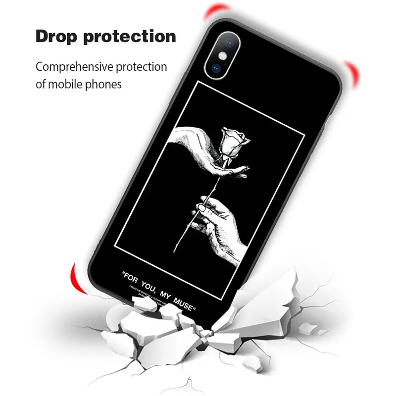3D Relief Cartoon Pattern TPU Case for Apple iPhone 6s 7 8 Plus 11 Pro XR 5