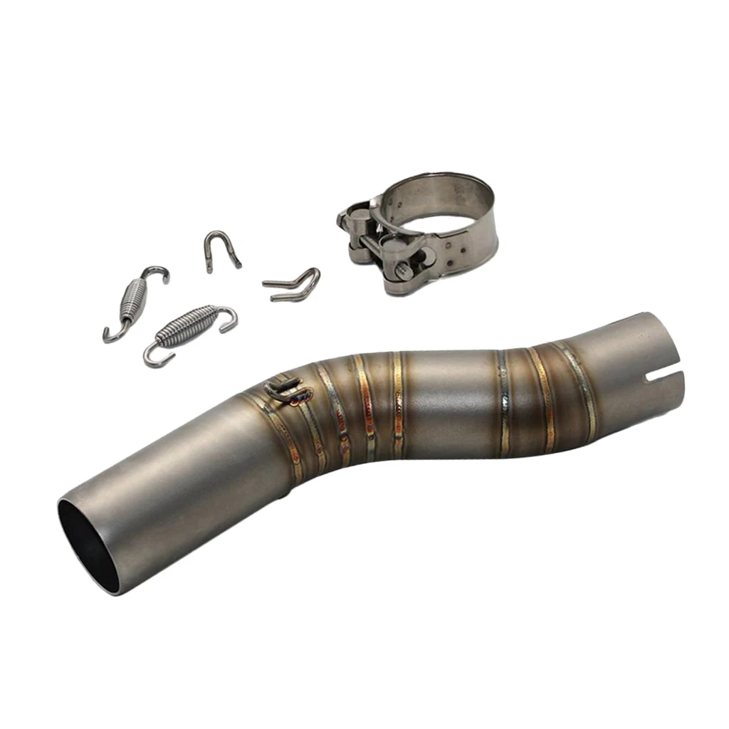 Stainless Steel Slip-On Exhaust Mid Pipe For GSXR 1000 2005 2006