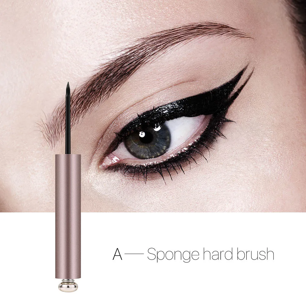 

O.TWO.O Liquid Eyeliner Lasting Wear Resistance Non-Staining Non-Flaking Exquisite Lines Waterproof Easy To Apply Makeup