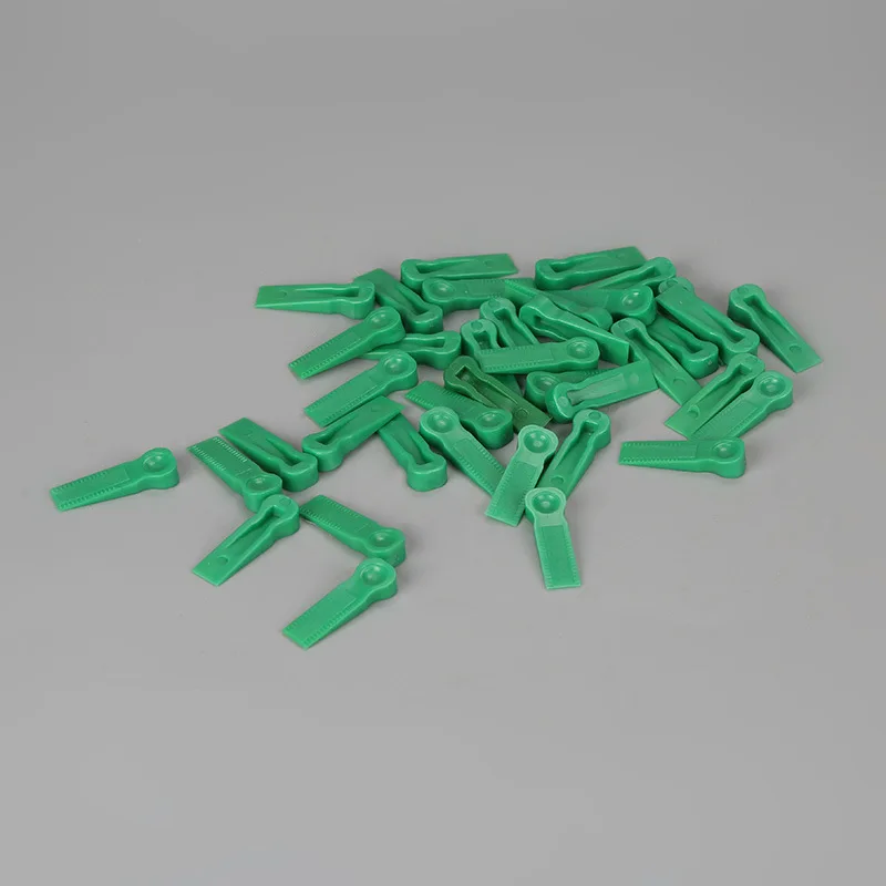 Plastic tile Wedge spacer 100pcs 2mm reusable leveling clip Floor Locator wall ceramic tiling Laying