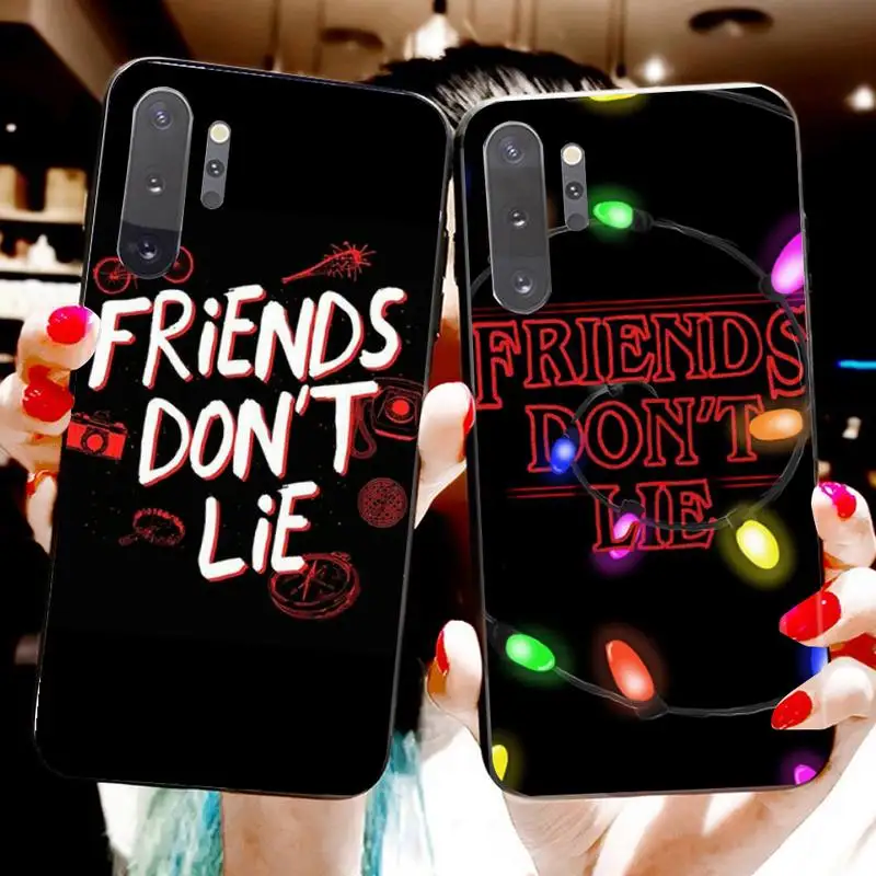Мягкий чехол для телефона с надписью Don't Lie странные вещи от Dabieshu Samsung Note 7 8 9 10 Plus