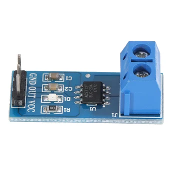 

CLAITE 1PCS 5A /10A / 20A ACS712 Module Current Detection Board ACS712 Hall Current Sensor Module