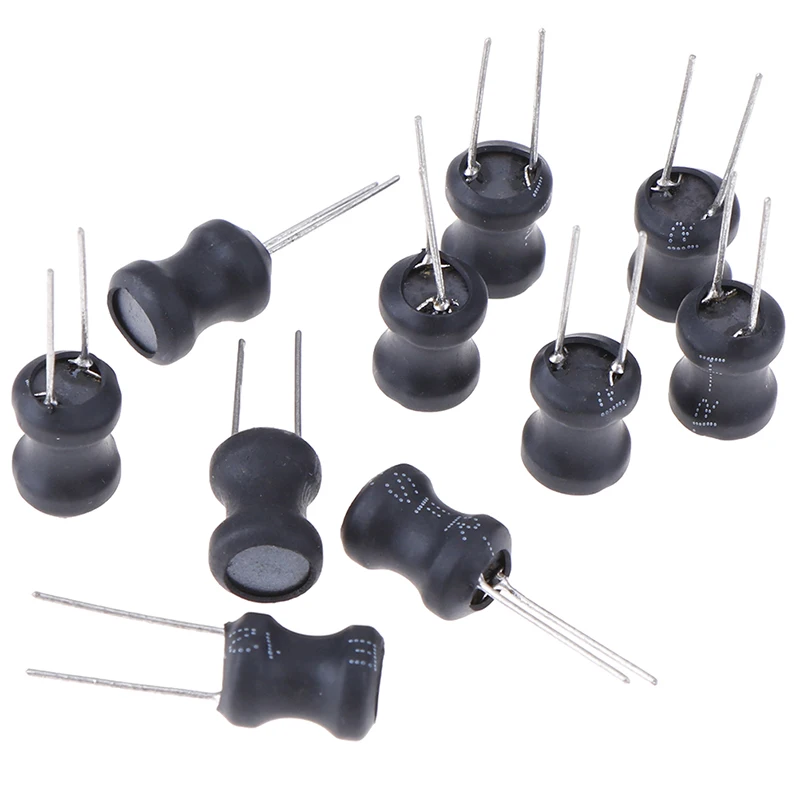 10pcs/lot Power Inductor DIP 2.2UH 4.7UH 10uH 22uH 100uH 330uH 470uH 1MH 2.2MH 4.7MH 10MH