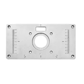 

Router Table Plate Aluminum Router Table Insert Plate for Woodworking Benches practical durable tools