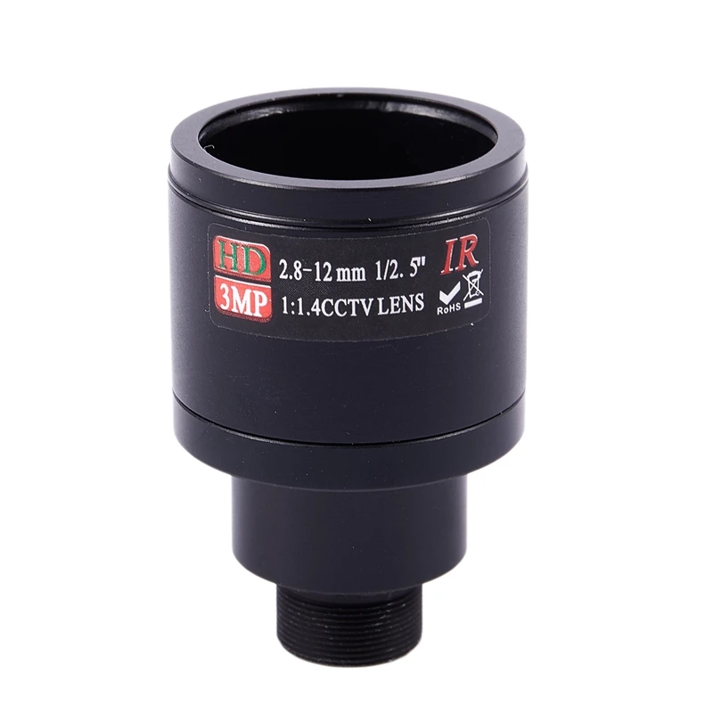 HD CCTV объектив 3.0MP M12 2 8-12 мм варифокальный IR F1.4 ручной фокус зум | Безопасность и