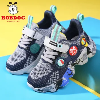 

Bobdog children boys sports shoes shoes breathable fashion cartoon mesh large children kids casual shoes
