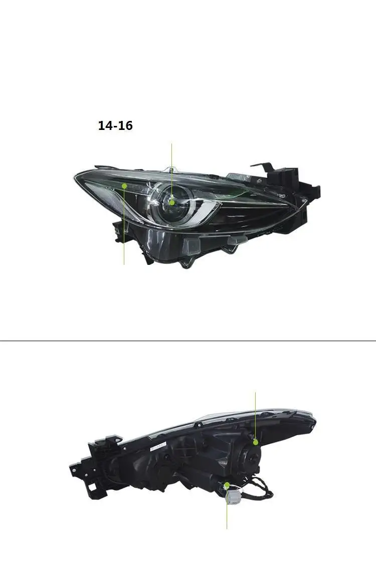 Automovil ходовые автомобили Drl запчасти Luces Led Para Автомобильные фары передние противотуманные задние Автомобильные фары в сборе 17 18 для Mazda Axela