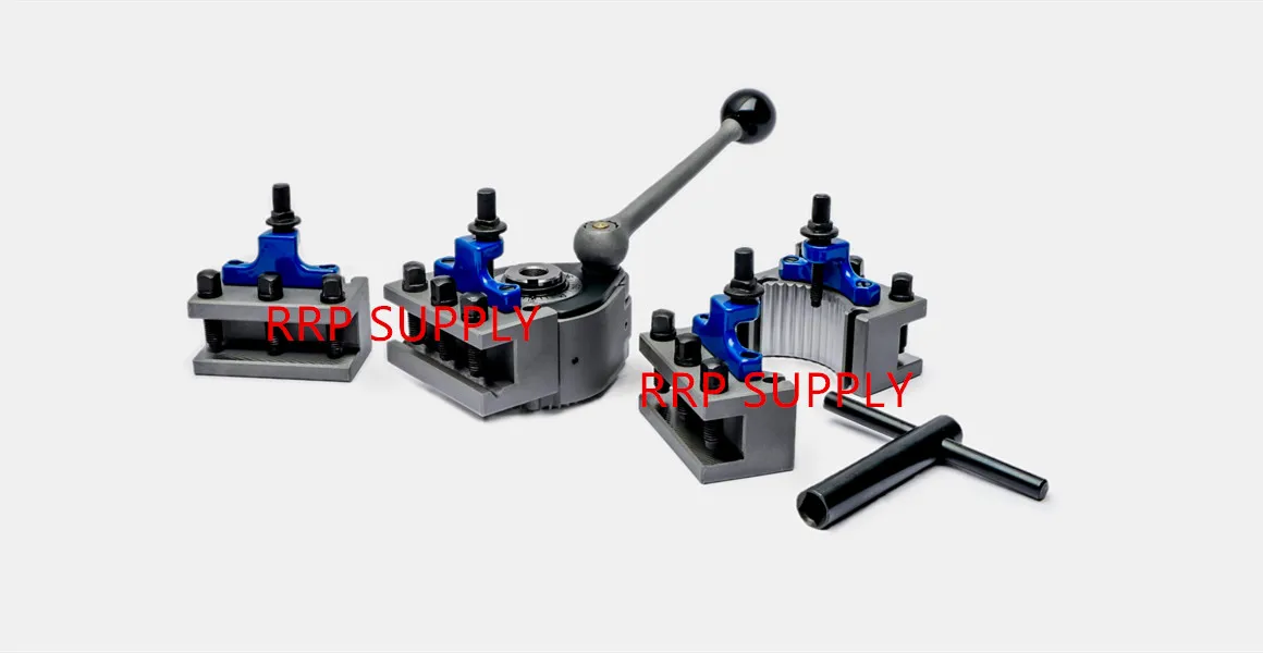 

New TOOA1 150-300mm lathe swing 40-position quick change tool post set, European style, contain 1pcs tool post and 4pcs holder