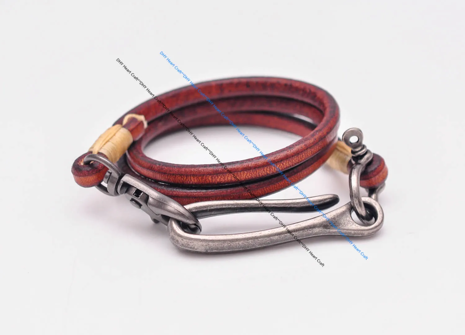 15–30 Zoll handgefertigter langer Biker-Motorrad-Trucker, schwarz, dickes veganes Rindsleder, schlichtes Leder, Schlüsselanhänger, Jean-Geldbörsenkette mit Hakenverschluss – Detail 27