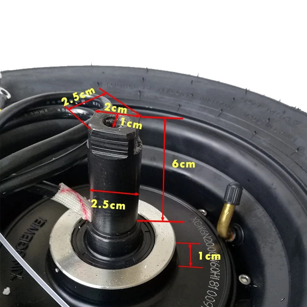 60V 1500W 2000W 18 дюймов расширить мотор для центрального движения Электрический самокат комплекта мотор с толстыми покрышками 18*8,50-8 переднее колесо
