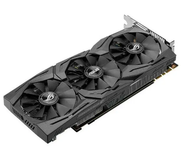 ASUS GTX1080TI 11G GAMING Raptor разогнанная версия GTX1080TI игровая графика 3 вентилятора используется 90% Новинка