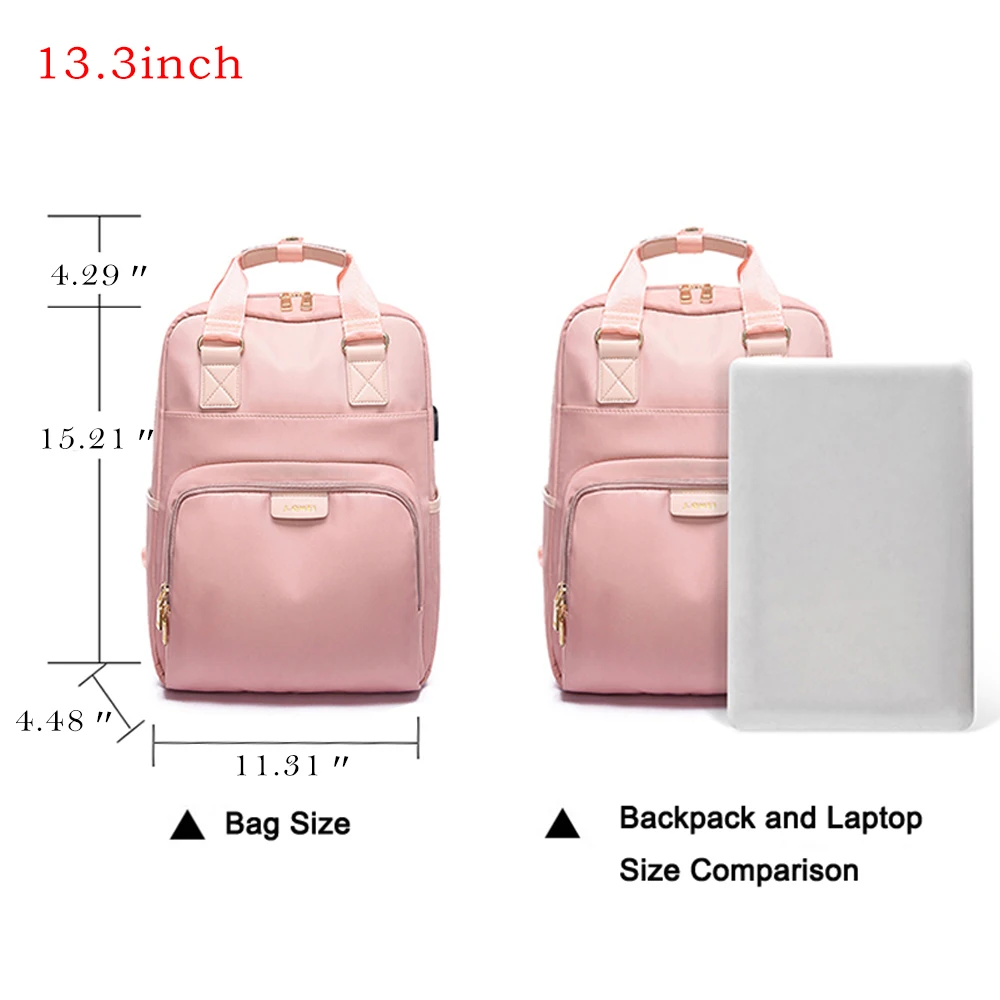 WENYUJH новые женские рюкзаки 13,3 14 15,6 дюймов рюкзак для ноутбука с USB зарядным устройством женский рюкзак школьные сумки для девочек-подростков