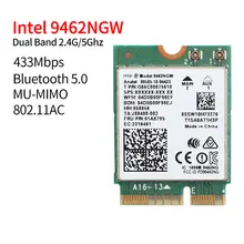 Двухдиапазонный 433 Мбит/с беспроводной для Intel AC 9462 9462NGW NGFF ключ E Wifi карта 9462AC 8020.11ac Bluetooth 5,0 ноутбук для Windows 10