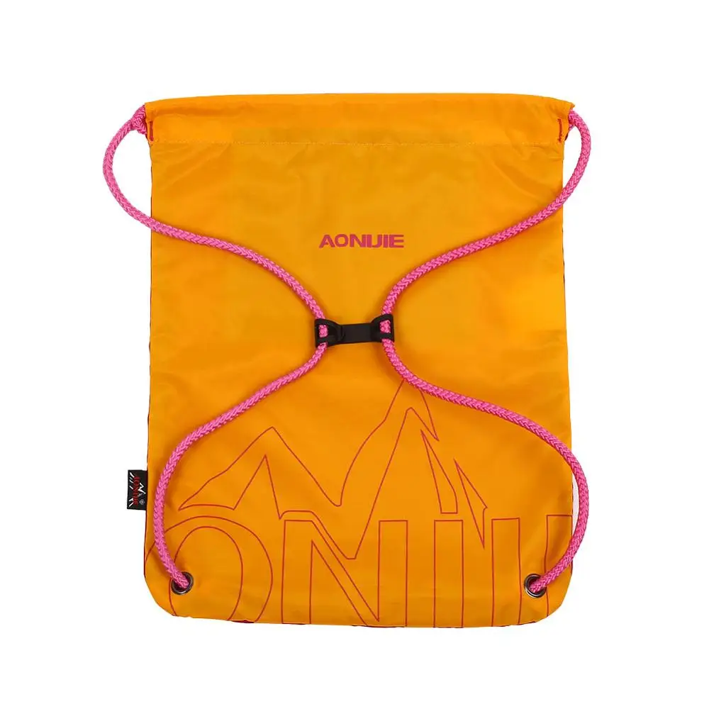 Outdoor backpack with drawstring