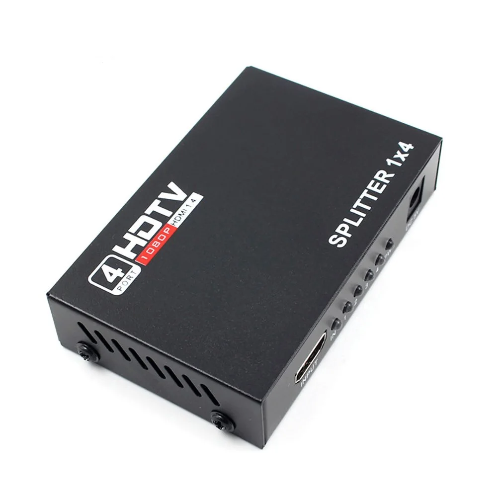 1X4 HDMI переключатель 1 в 4 переключатель 4 к x 2 к Переходник HDMI разветвитель для HDTV DVD видео проектор разветвитель