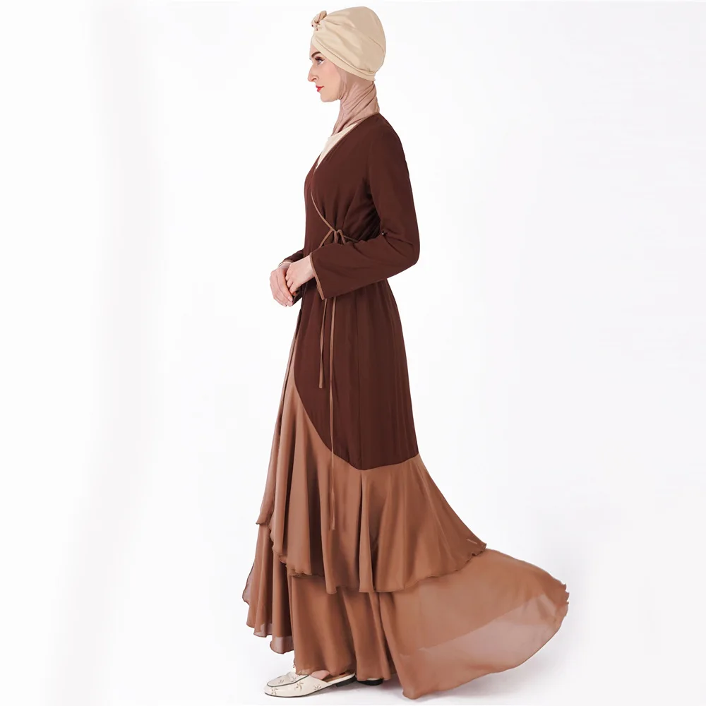 Модные кимоно Абая кардиган Дубай Кафтан исламский, мусульманский платье хиджаб абайя Турецкая ислам ic одежда для женщин Оман Djelaba Femme