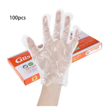 

100pcs Vinyl Disposable Gloves Powder Free Latex Free For Adult Kitchen Gloves For Left And Right Hand DropShip