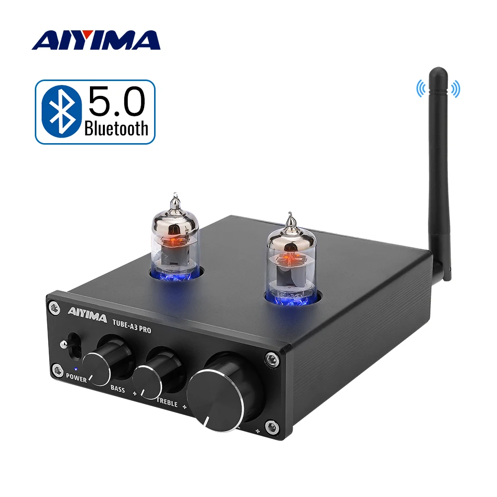 Усилитель AIYIMA Bluetooth 5 0 6J1 вакуумный ламповый Предварительный усилитель 12 В