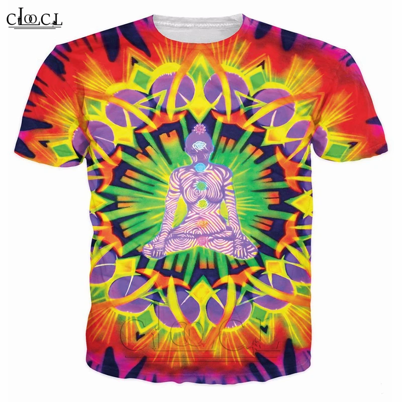 Модная футболка Innervision Psychedelic с 3D принтом топы для мужчин и женщин яркий милый