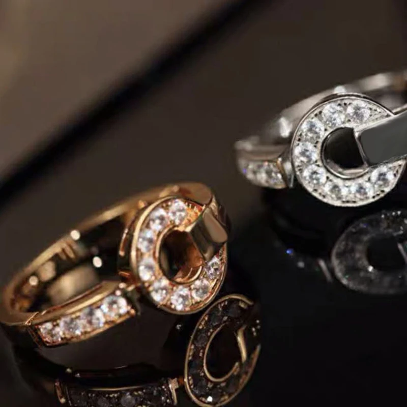 Fashion original brand ring for wedding party jewelry rings for man rings for women couple gift Fashion original brand ring for wedding party jewelry rings for man rings for women couple gift