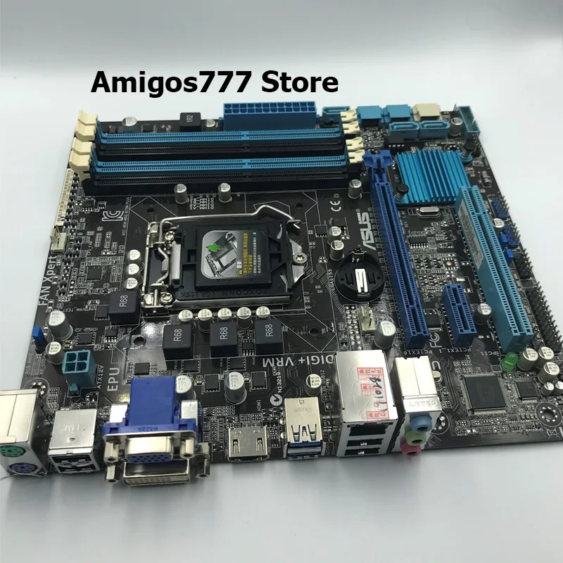  Asus B75M-PLUS Desktop Motherboard B75 Socket LGA 1155 i3 i5 i7 DDR3 16G uATX UEFI BIOS Original Us