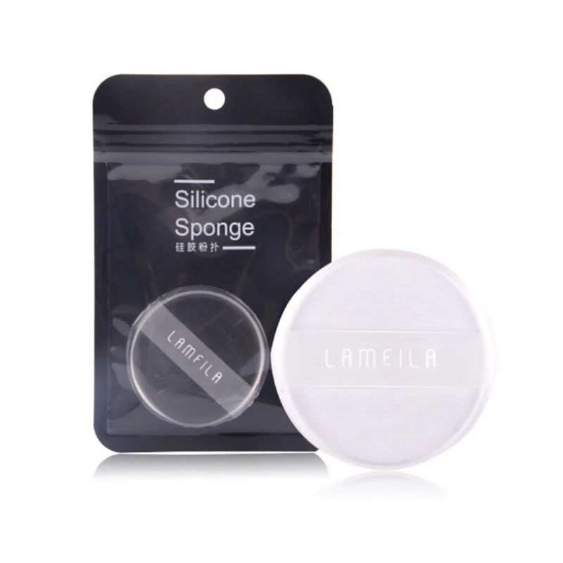 Transparent Silicone Makeup Puff For Liquid Foundation BB CC Cream Essentials